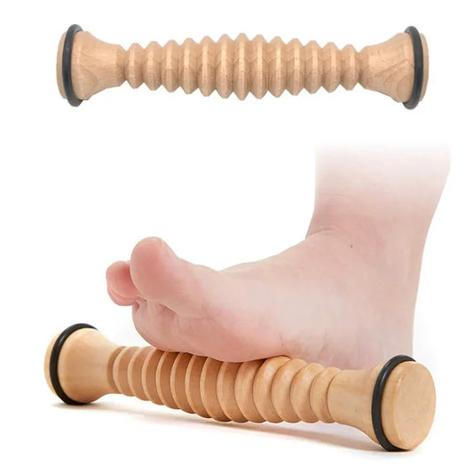 Wood Foot Massage Roller for Plantar Fasciitis Relief Deep Tissue Massage Tool Stress Relief Foot Massage Rpller Relieve Stress