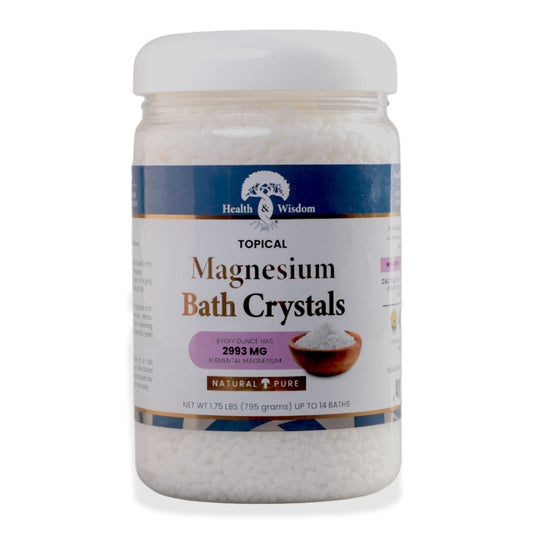 - Magnesium Bath Crystals - 1.75 Lbs. (795 Grams)